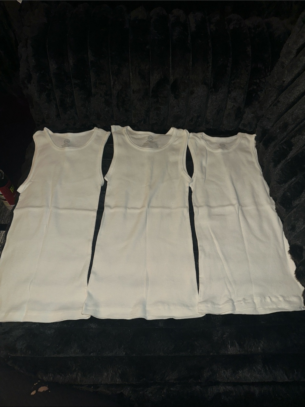 wonder nation White Ribbed Tank Top - 3 Pack